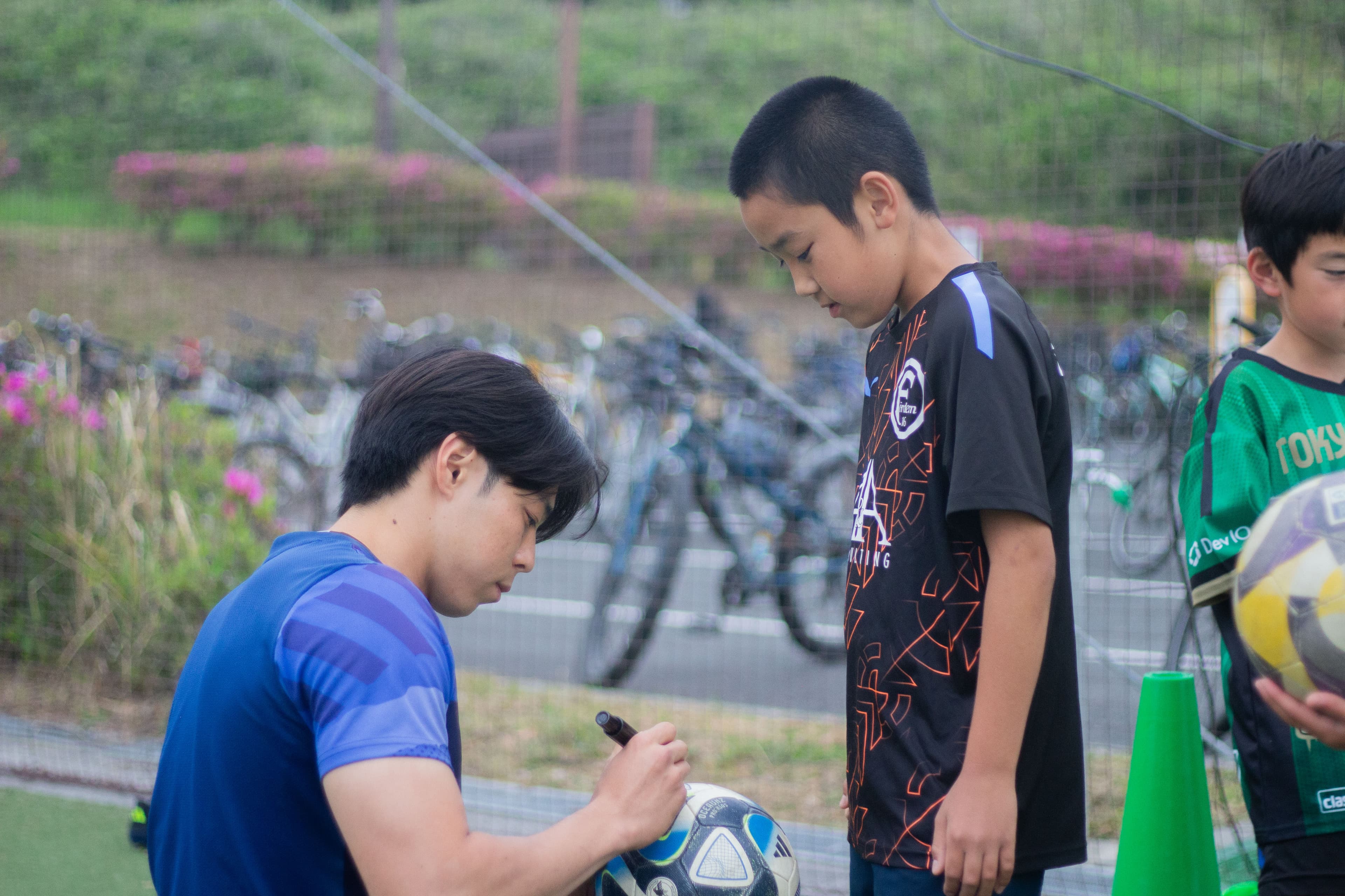 LEAL CORASON FOOTBALL SCHOOL 稲城イベント集合写真